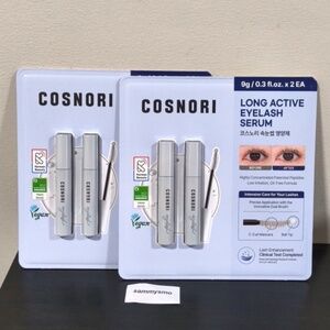 COSNORI Long Active Eyelash Serum, Korean, 0.3 fl oz, 2pk Exp. 2028 x2